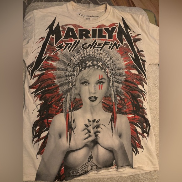 Marilyn still Cheifin 2014 tour T-shirt - Picture 1 of 4
